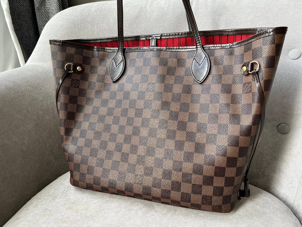 Louis Vuitton Neverfull MM Damier Ebene Cherry Interior (RRP £1,410)