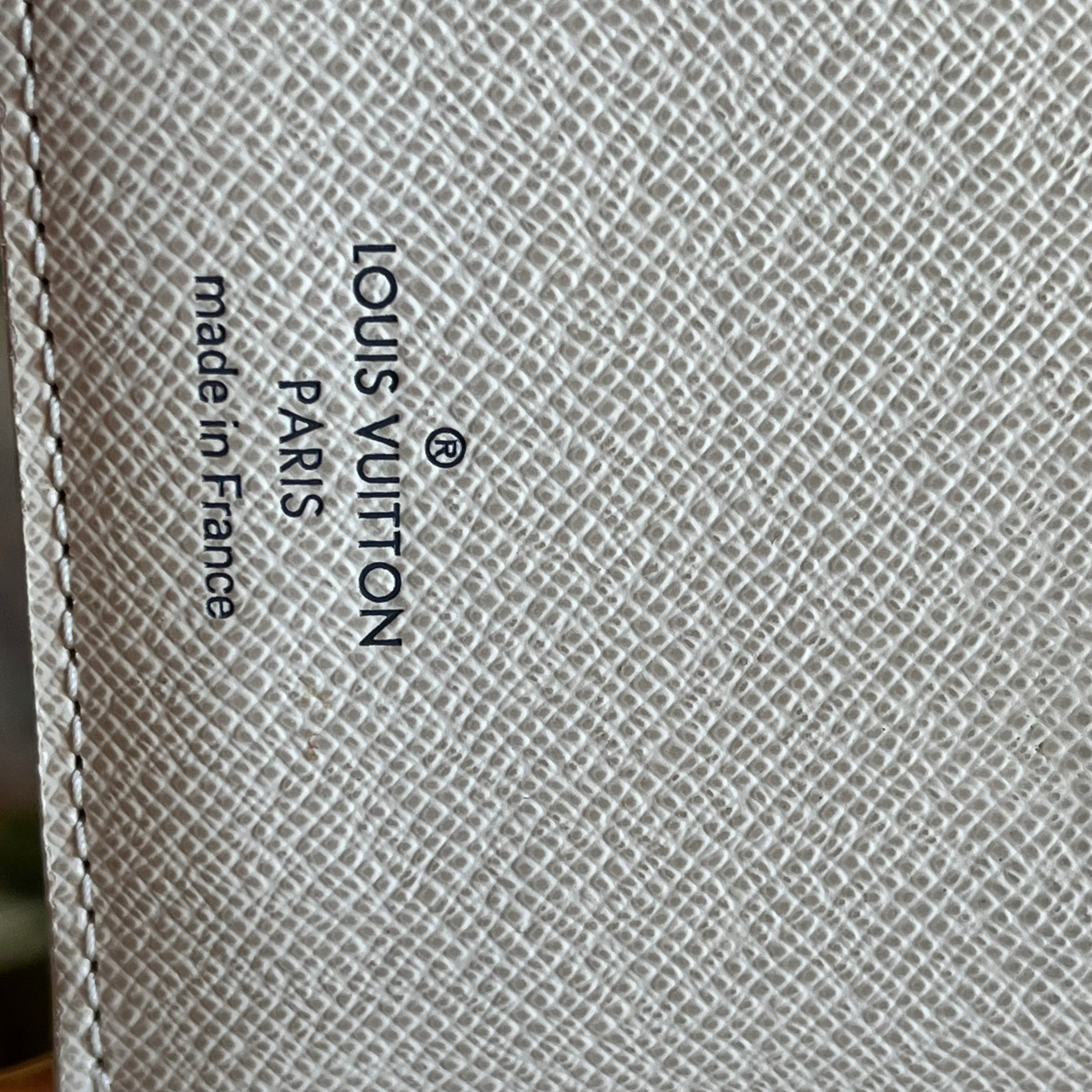 LOUIS VUITTON Joey Portofeuil Damier Azur Wallet
