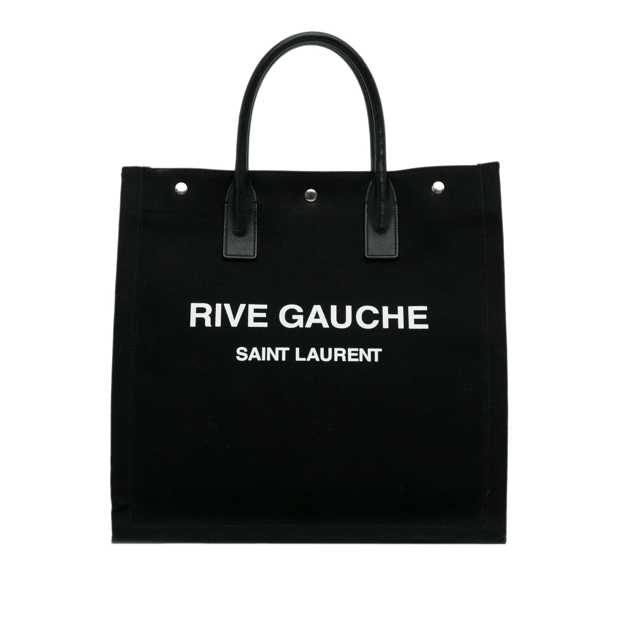 Black Saint Laurent Rive Gauche North South Tote