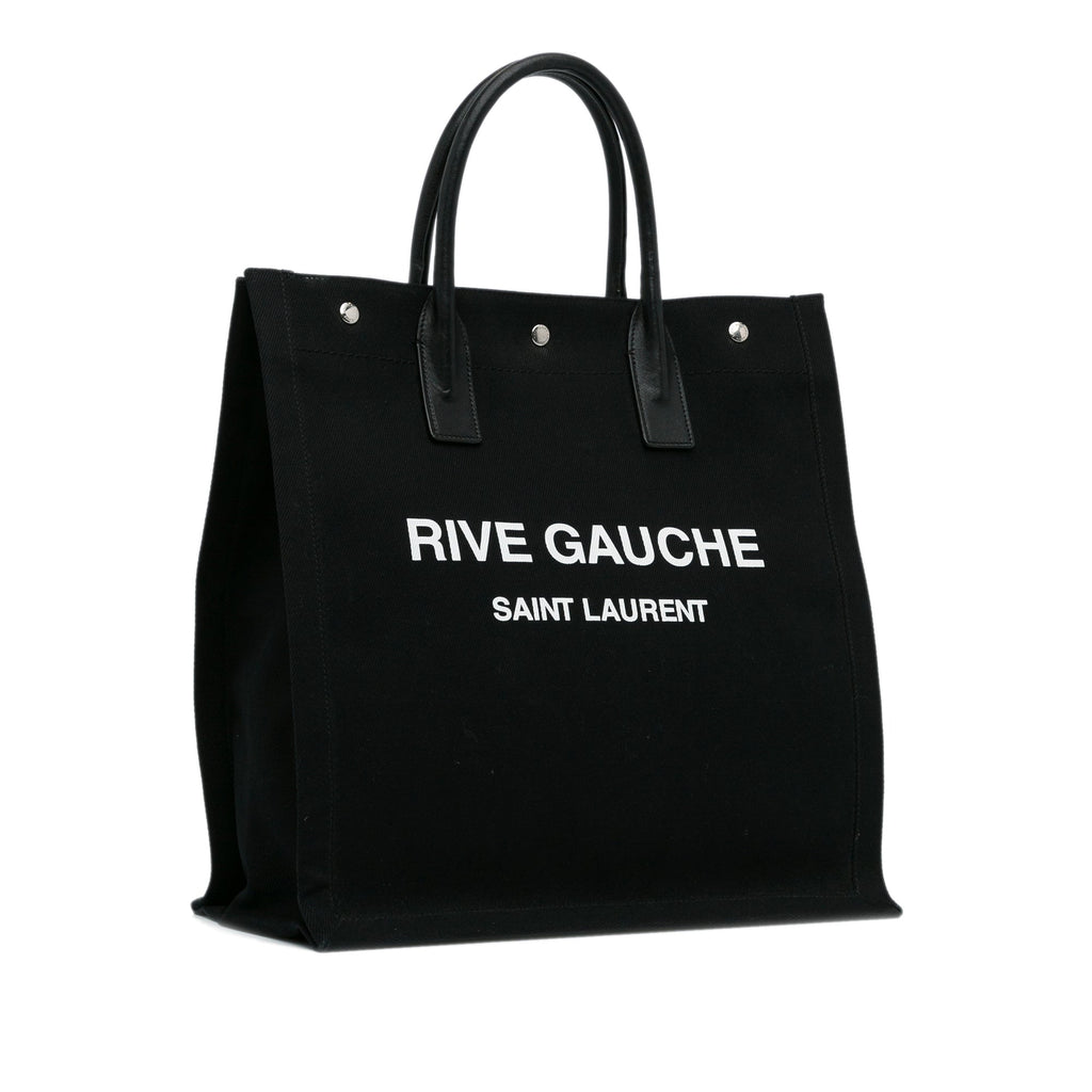 Black Saint Laurent Rive Gauche North South Tote