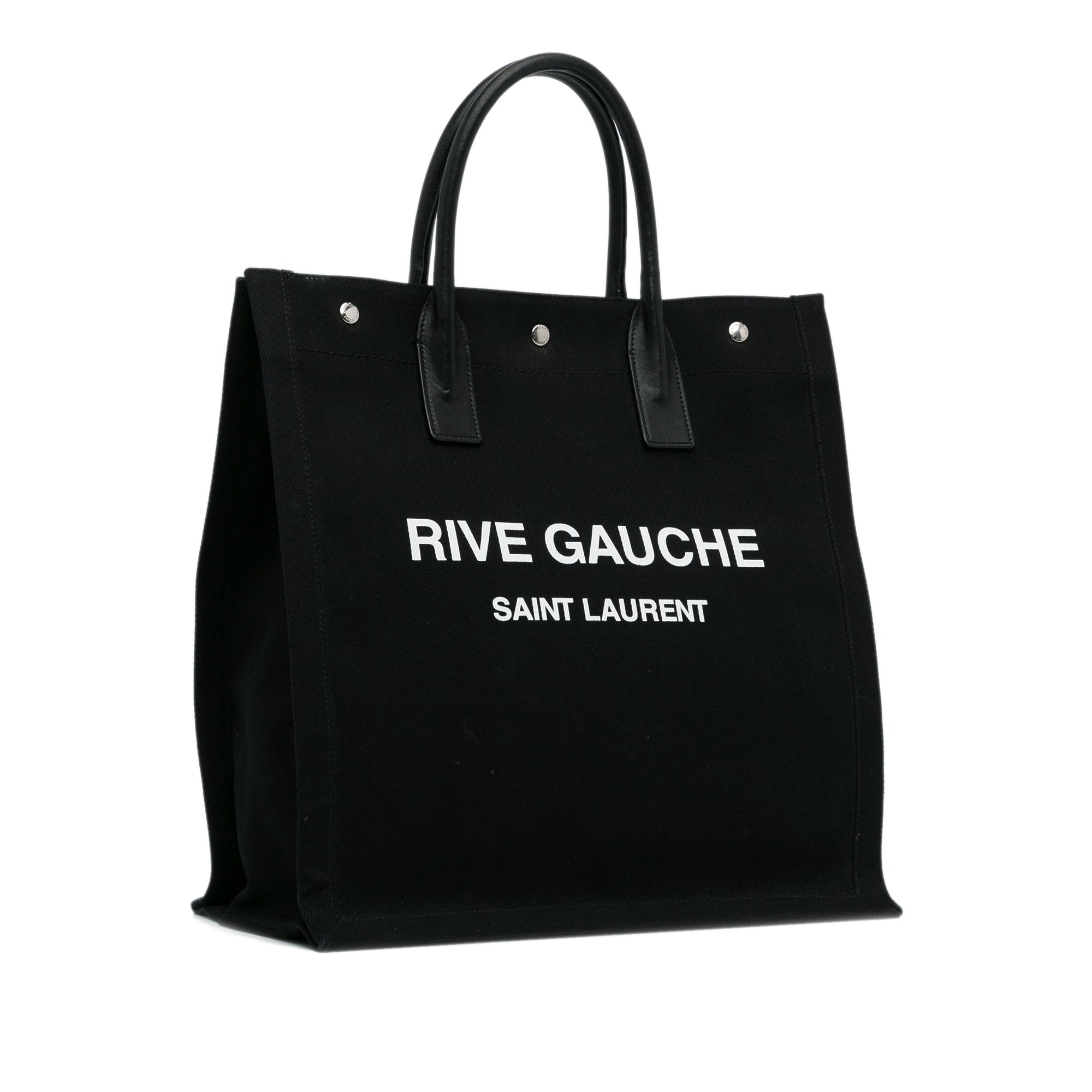 Black Saint Laurent Rive Gauche North South Tote
