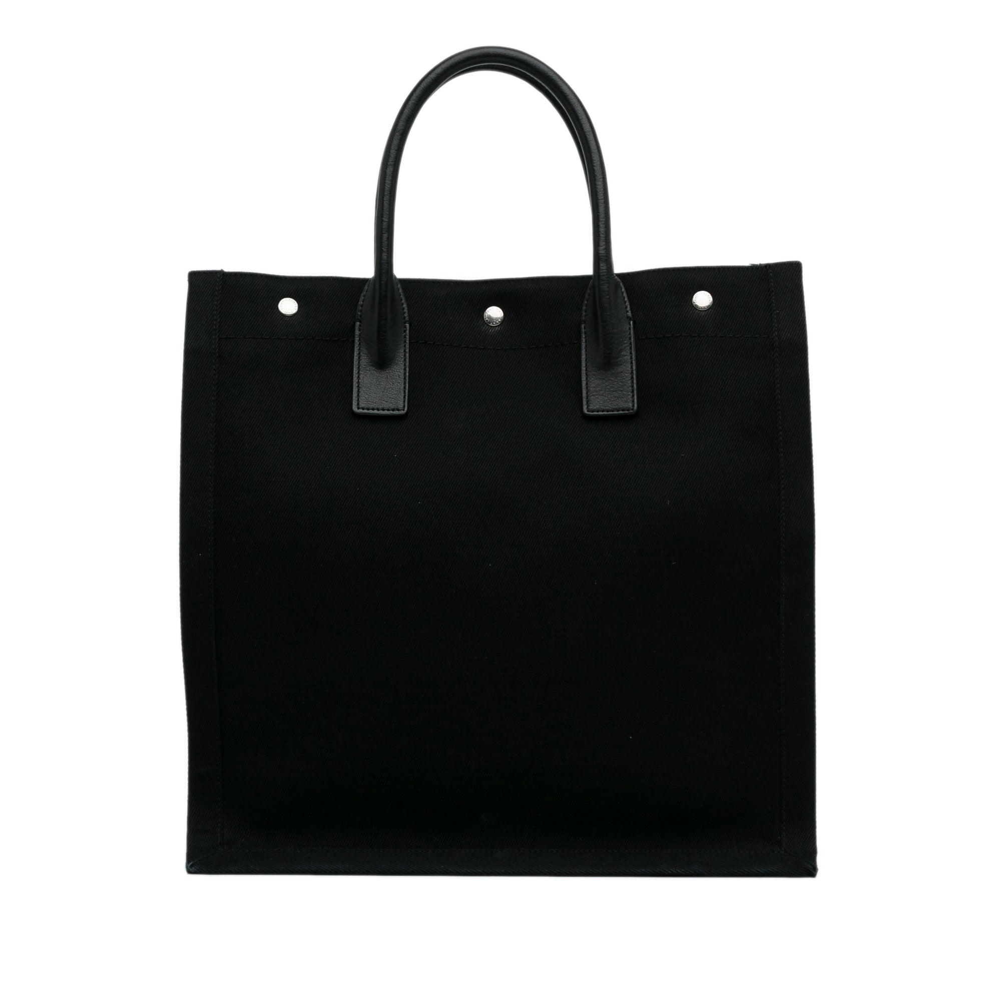 Black Saint Laurent Rive Gauche North South Tote