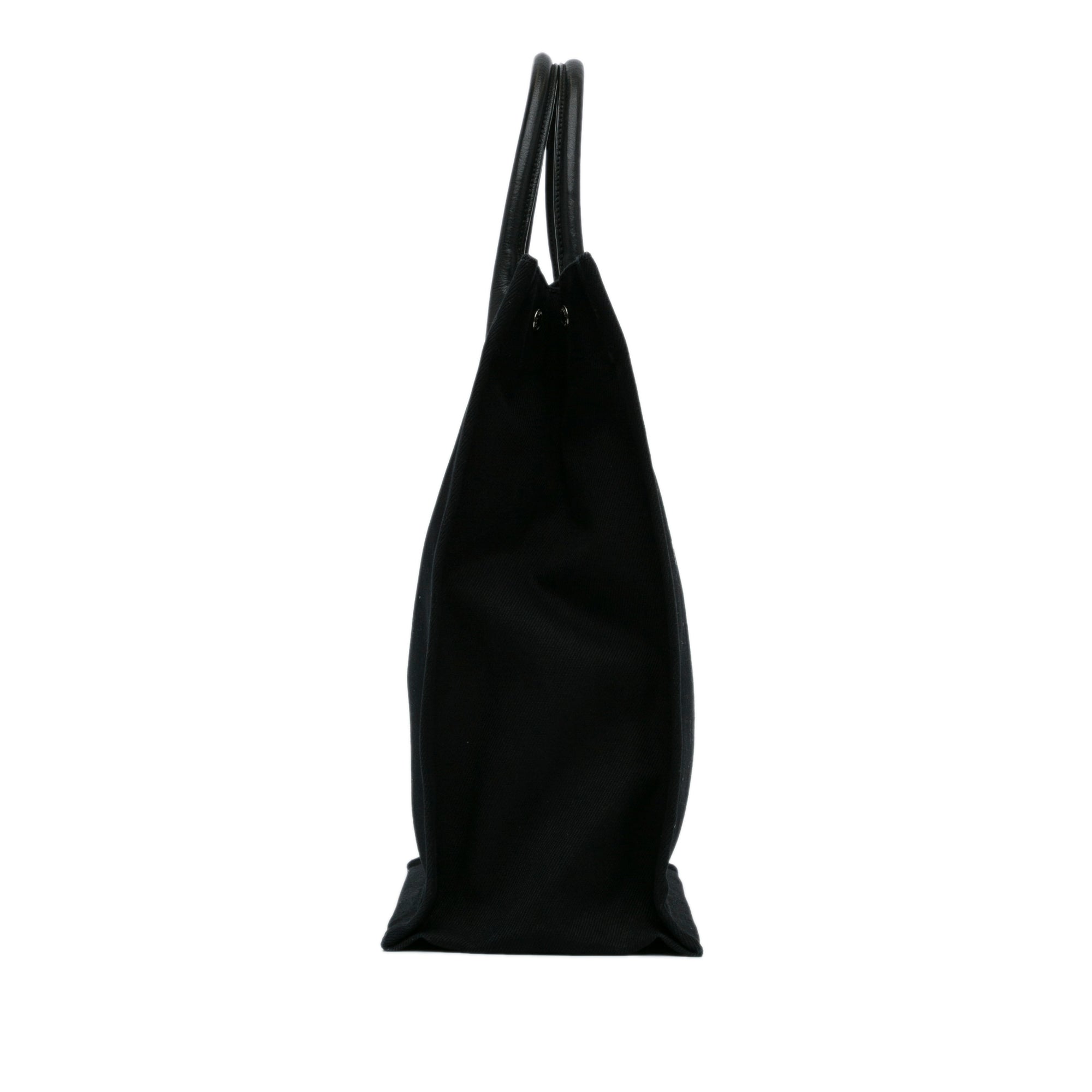 Black Saint Laurent Rive Gauche North South Tote