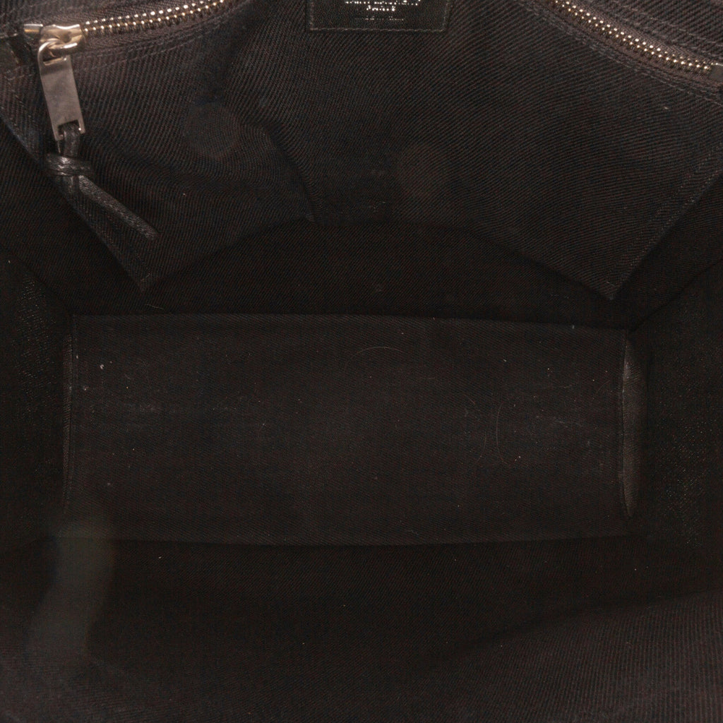 Black Saint Laurent Rive Gauche North South Tote