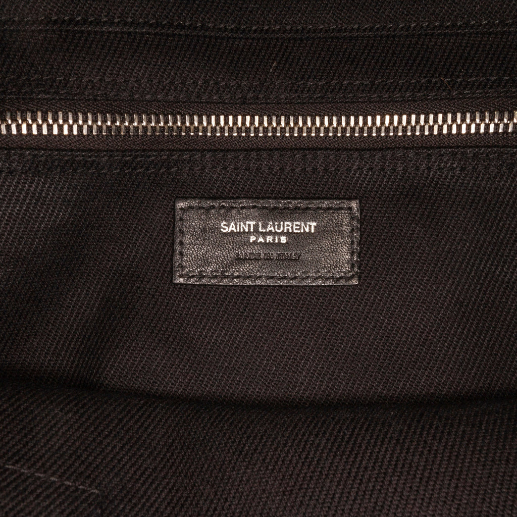 Black Saint Laurent Rive Gauche North South Tote