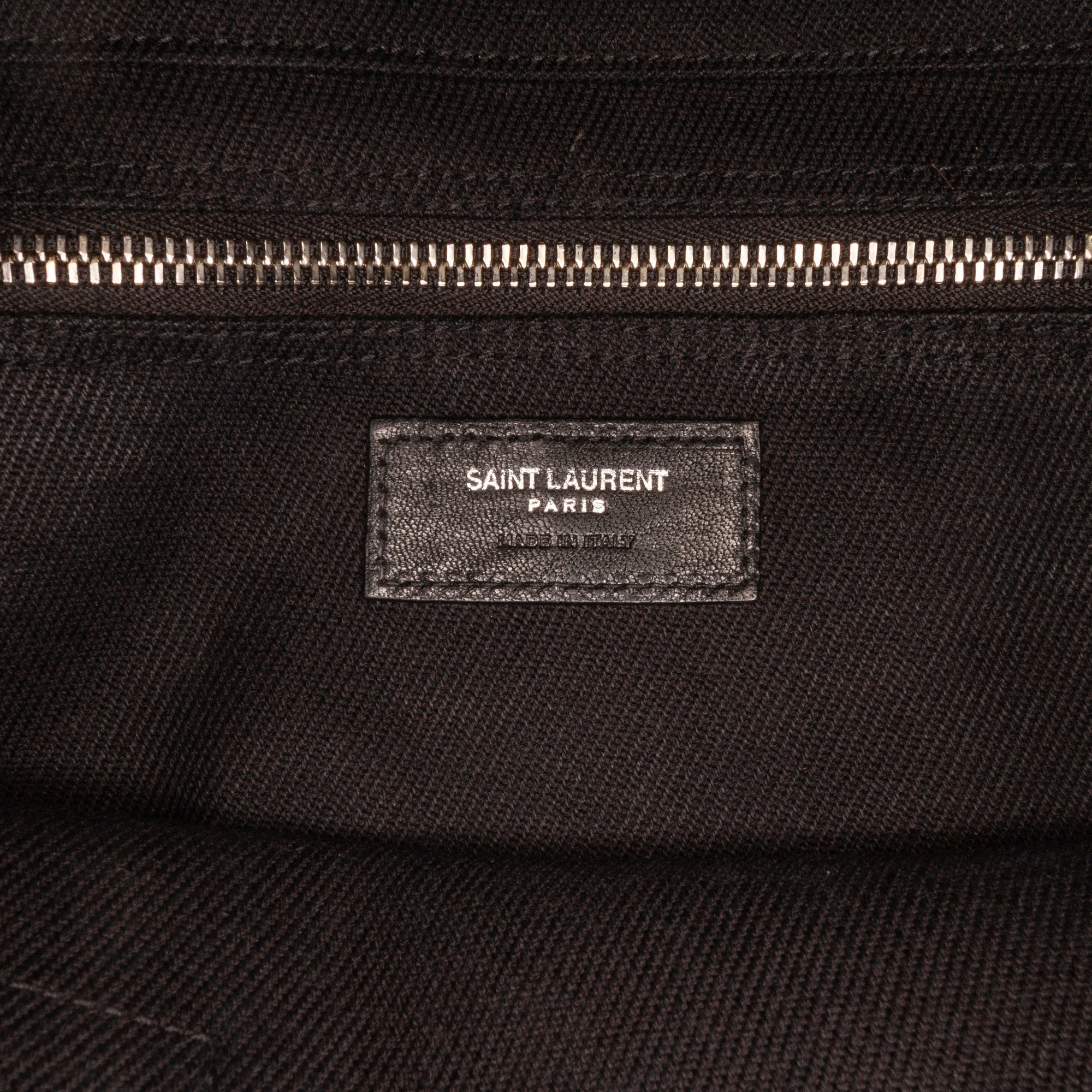 Black Saint Laurent Rive Gauche North South Tote