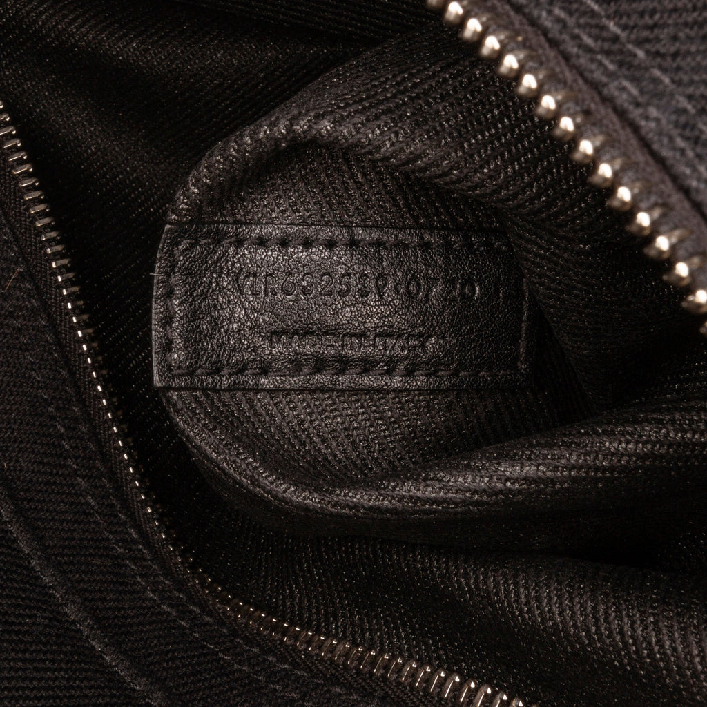 Black Saint Laurent Rive Gauche North South Tote