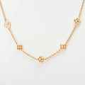 Louis Vuitton Flower Gold Necklace Costume Jewellery