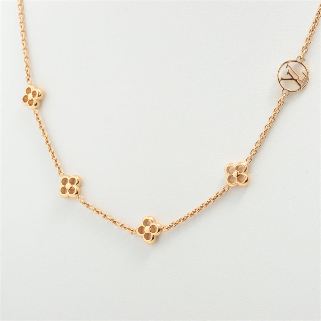 Louis Vuitton Flower Gold Necklace Costume Jewellery