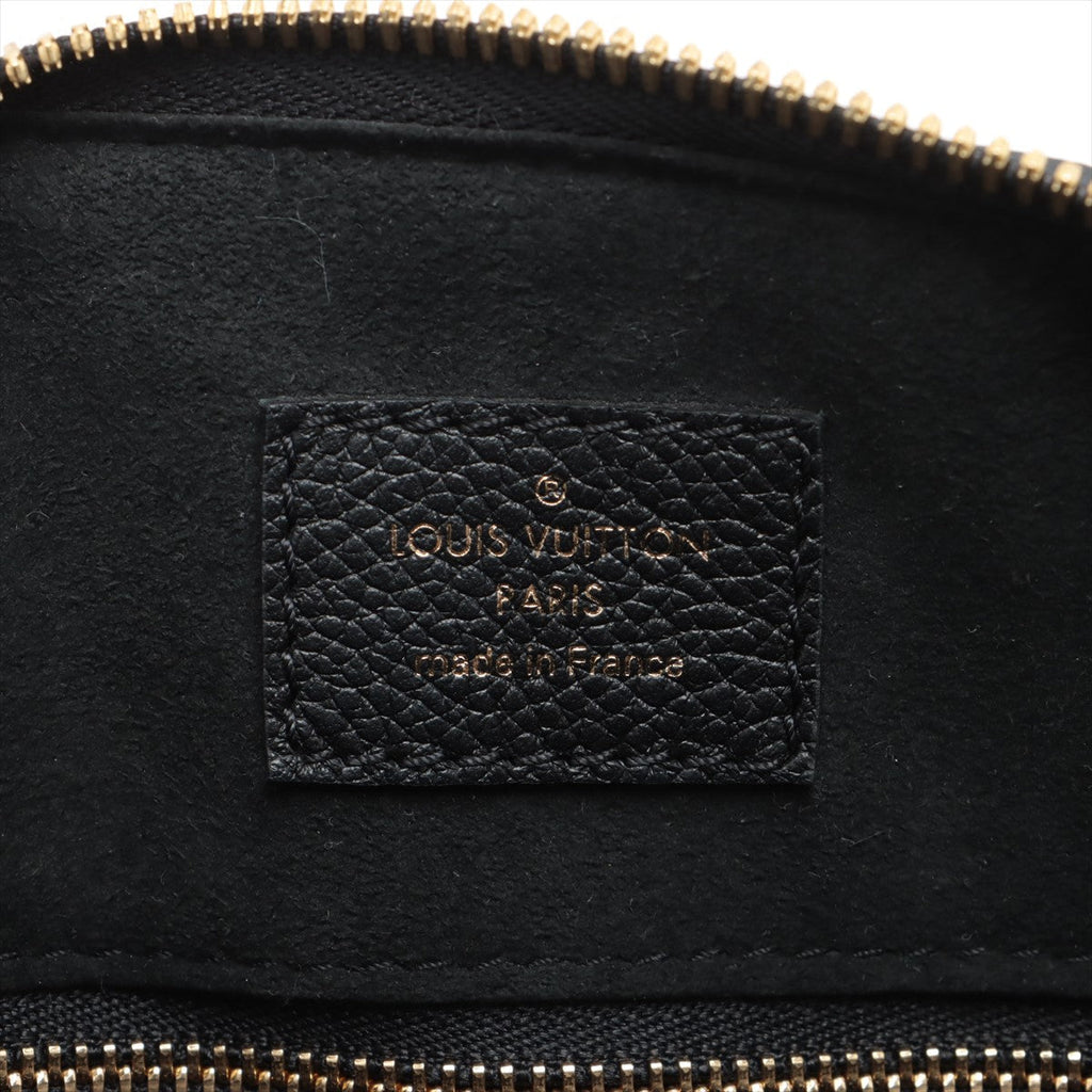Louis Vuitton Monogram Empreinte Speedy Bandouliere  Black