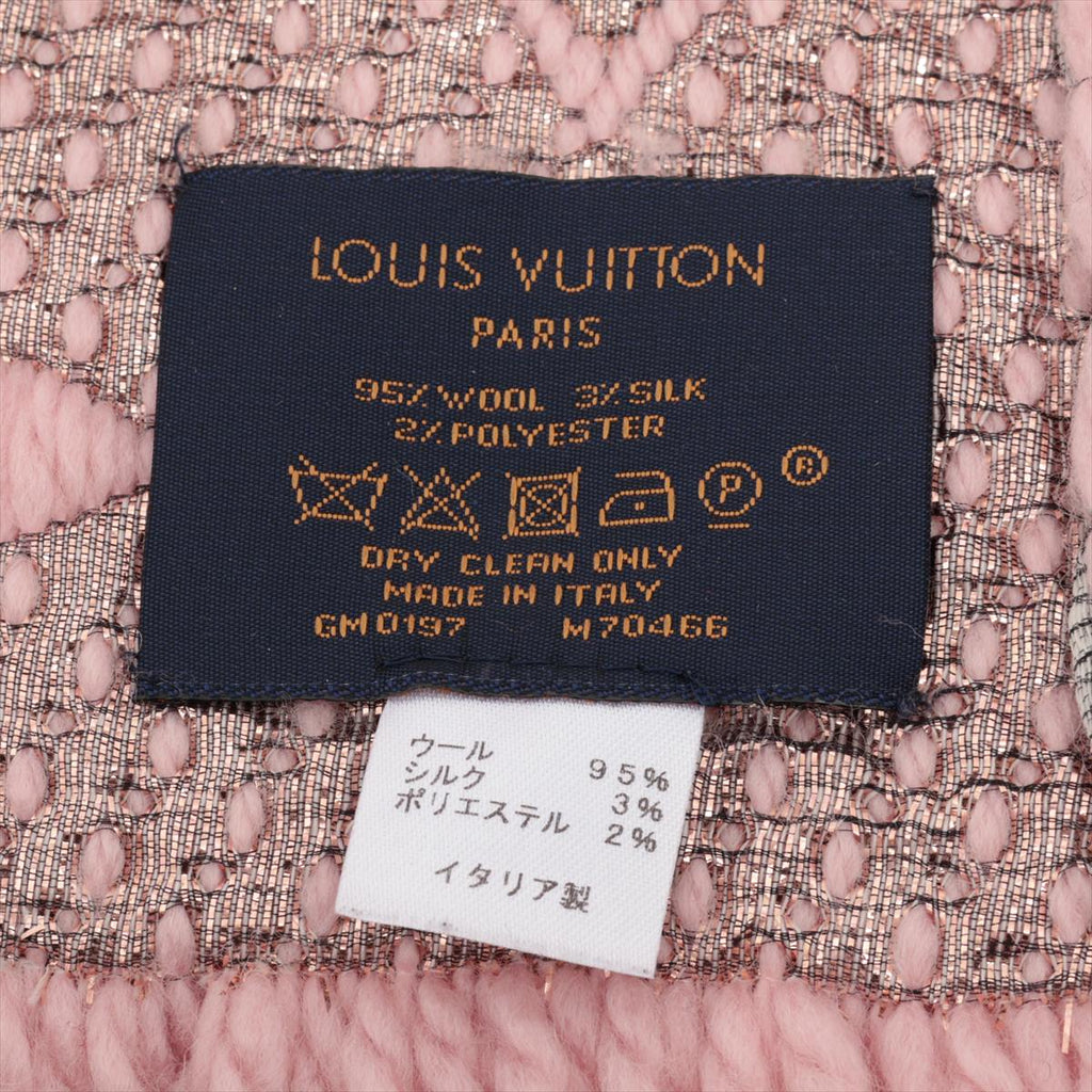 Louis Vuitton Eshal Progomania Shine Pink Scarf