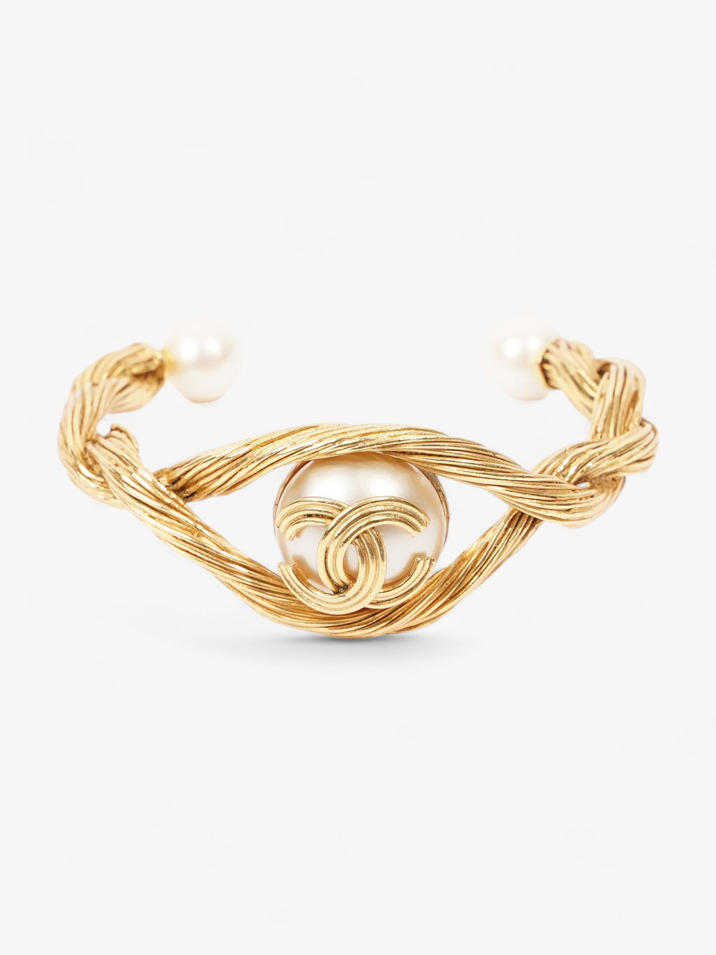 Chanel Mark 94A Bangle  Gold Gold Plated 16.5cm