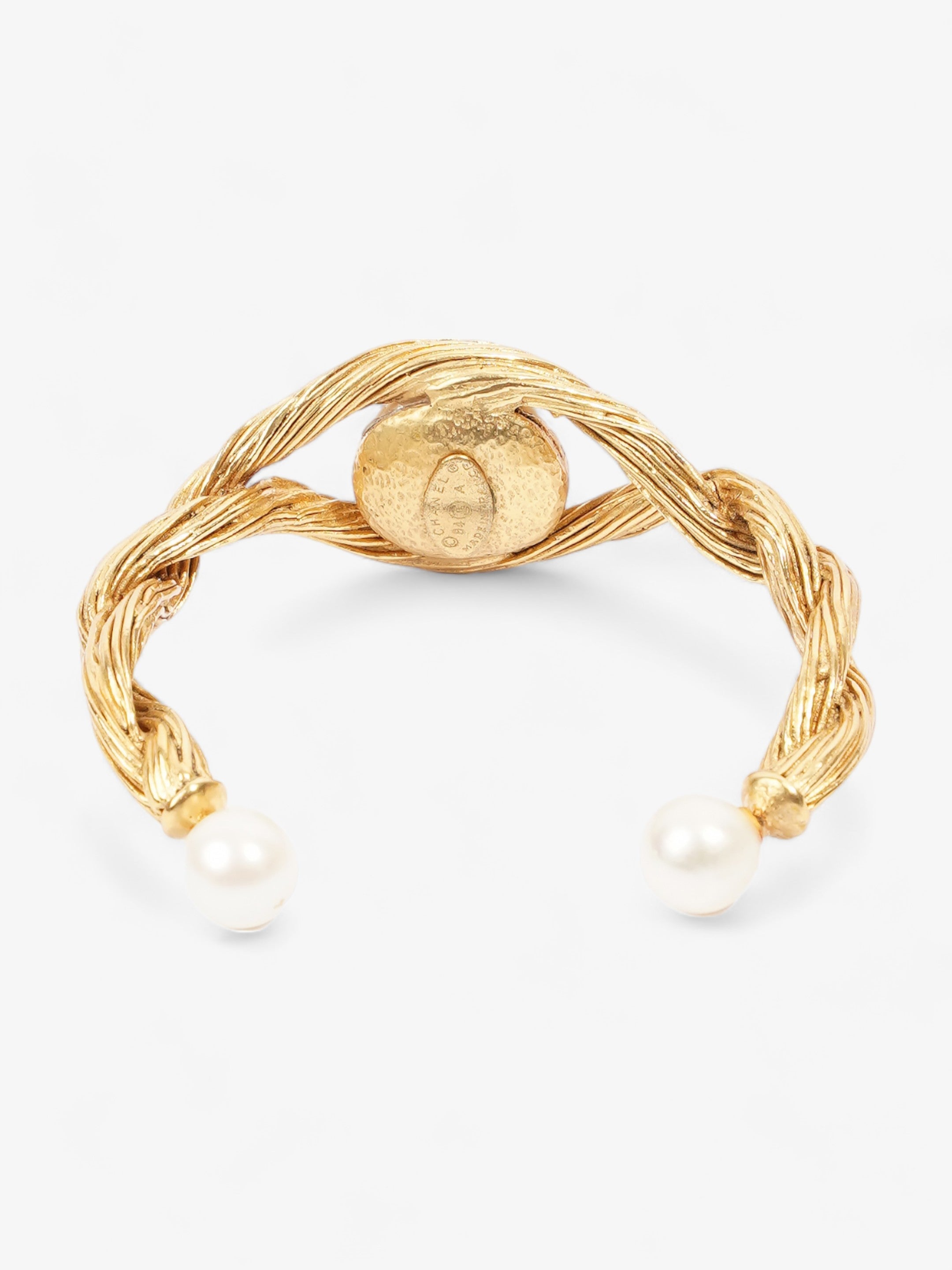Chanel Mark 94A Bangle  Gold Gold Plated 16.5cm