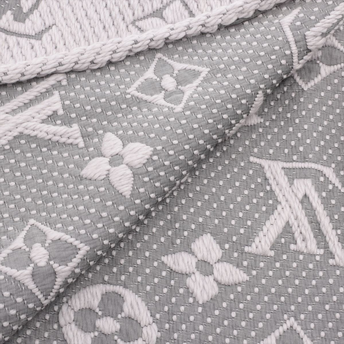 Louis Vuitton Logomania Grey Scarf