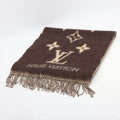 Louis Vuitton Cashmere Reykjavik Reversible Marron Fonce Scarf