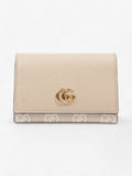 Gucci GG Marmont Wallet Beige Leather