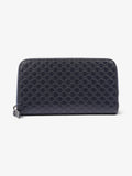 Gucci Microguccissima Zip Around Wallet Navy Blue GG Leather