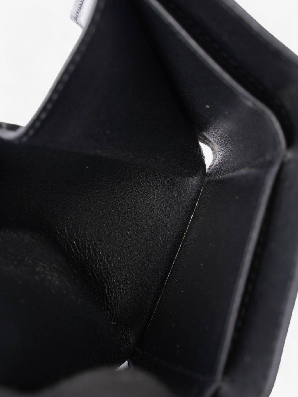 Prada Compact Wallet Black Epi Leather