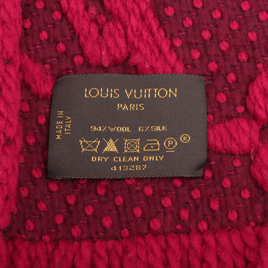 Louis Vuitton Logomania Red Scarf