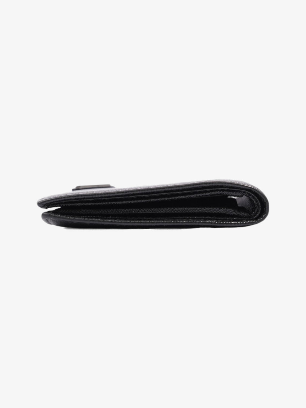Prada Bi-Fold Wallet Black Saffiano Leather