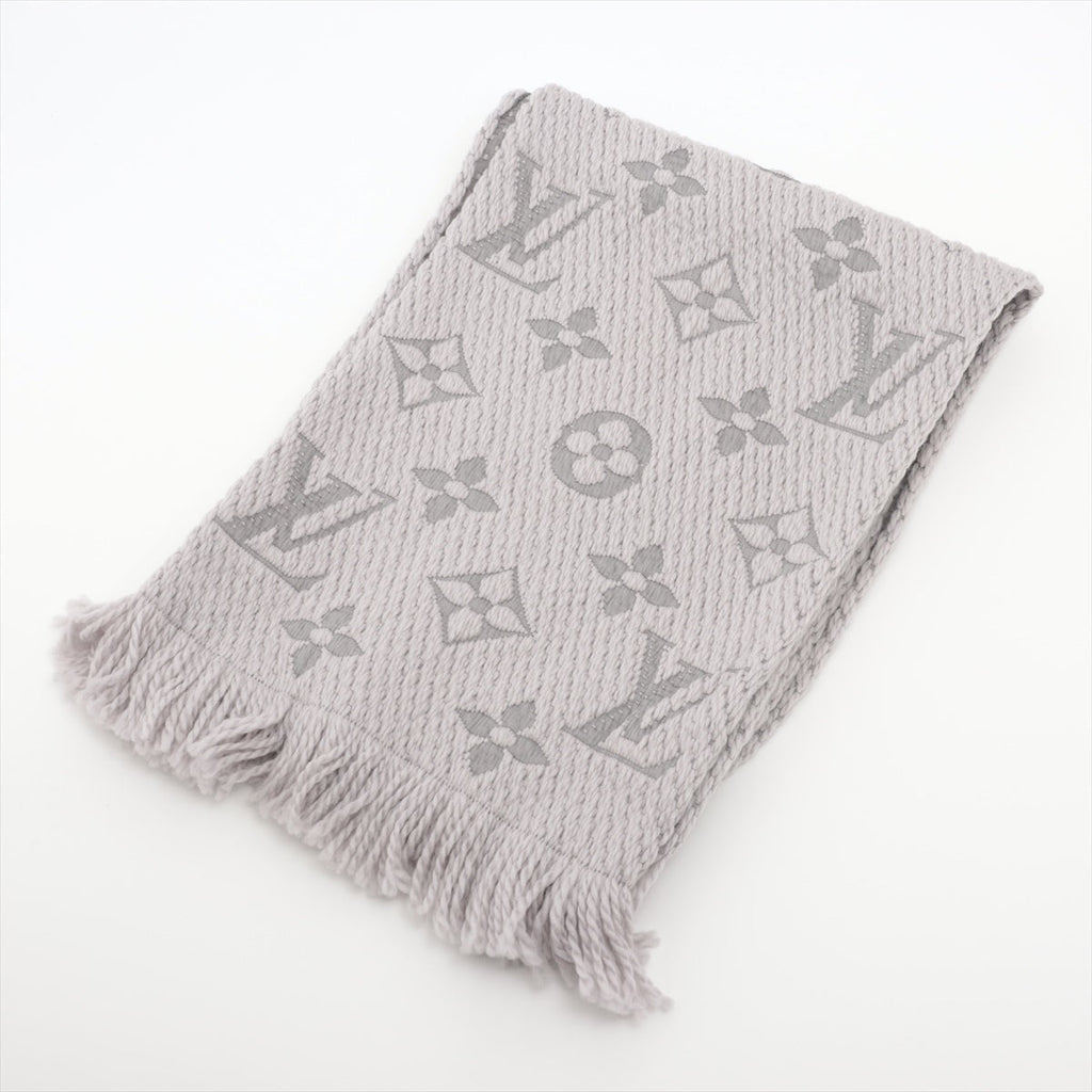 Louis Vuitton Logomania Grey Scarf