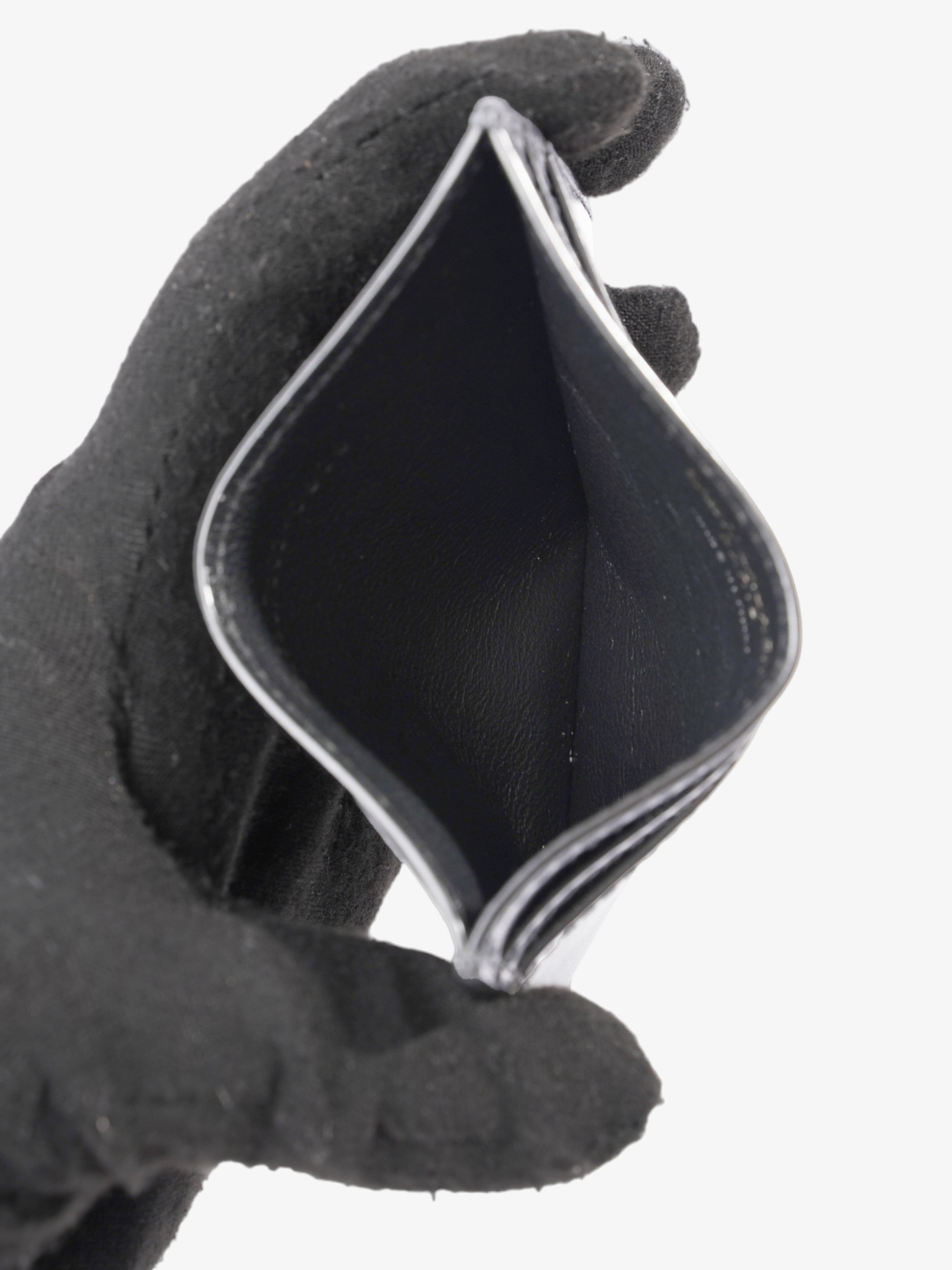 Saint Laurent Card Case Black Leather