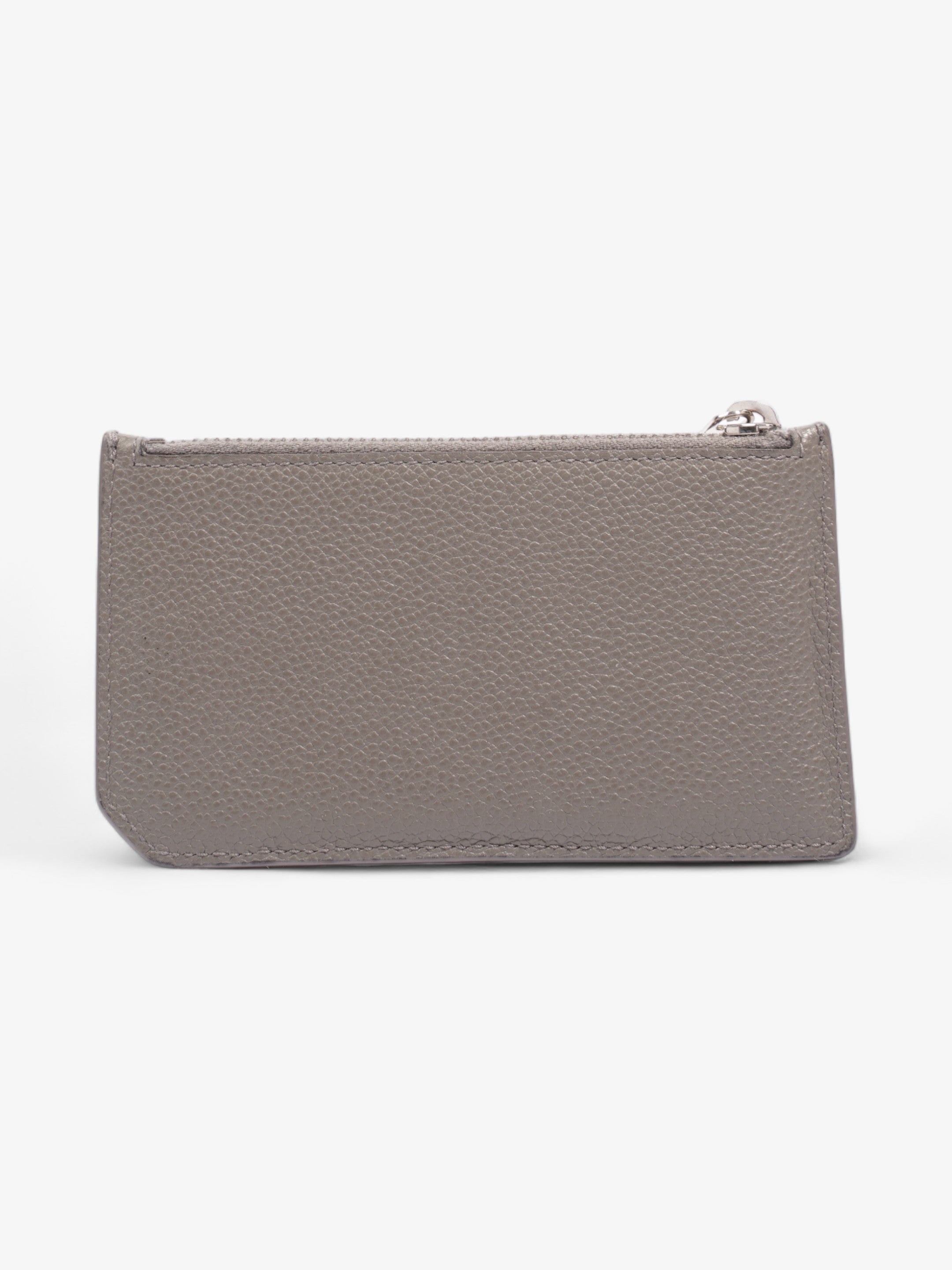Saint Laurent Coin Purse Grey Leather