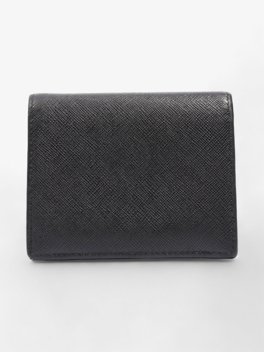 Prada Small Wallet Black Saffiano Leather