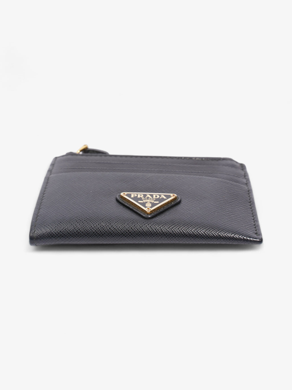 Prada Triangle Wallet Black Saffiano Leather