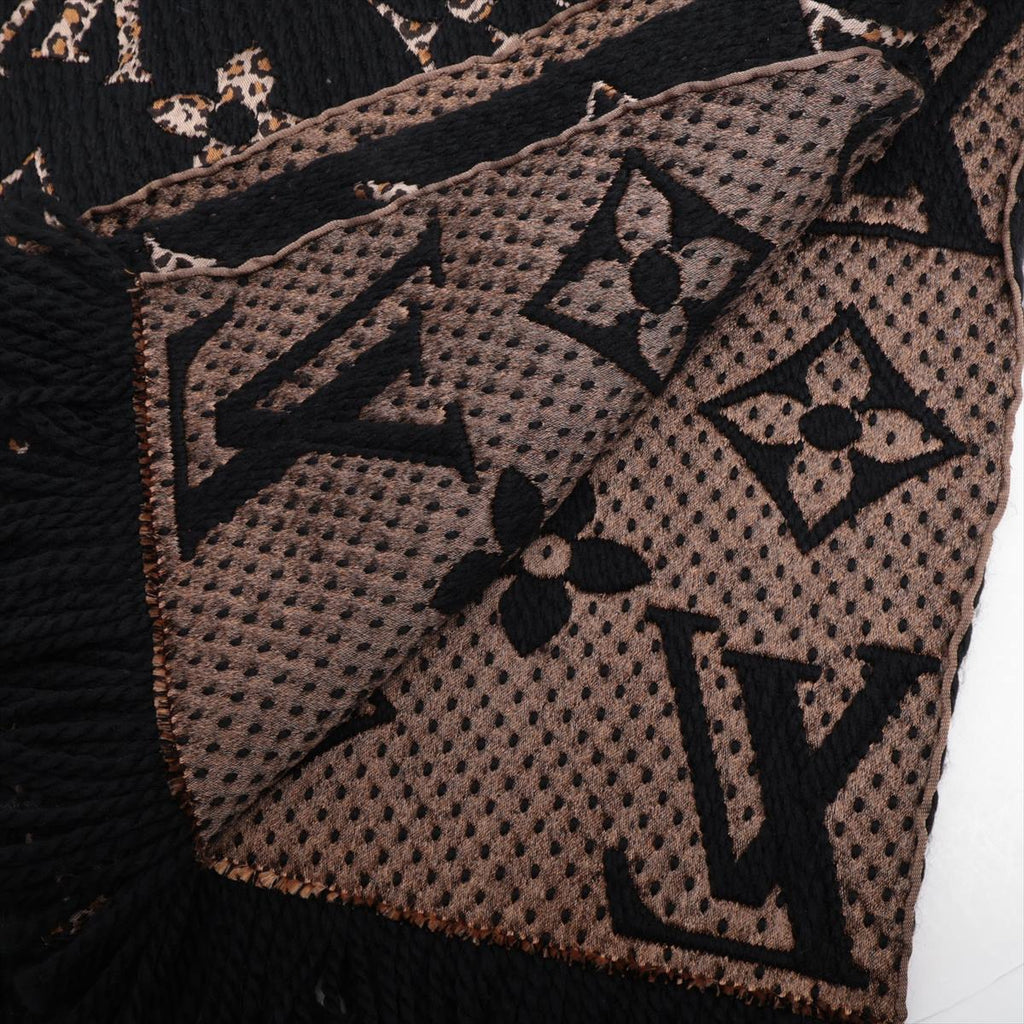 Louis Vuitton Jungle Giant Monogram Black Scarf