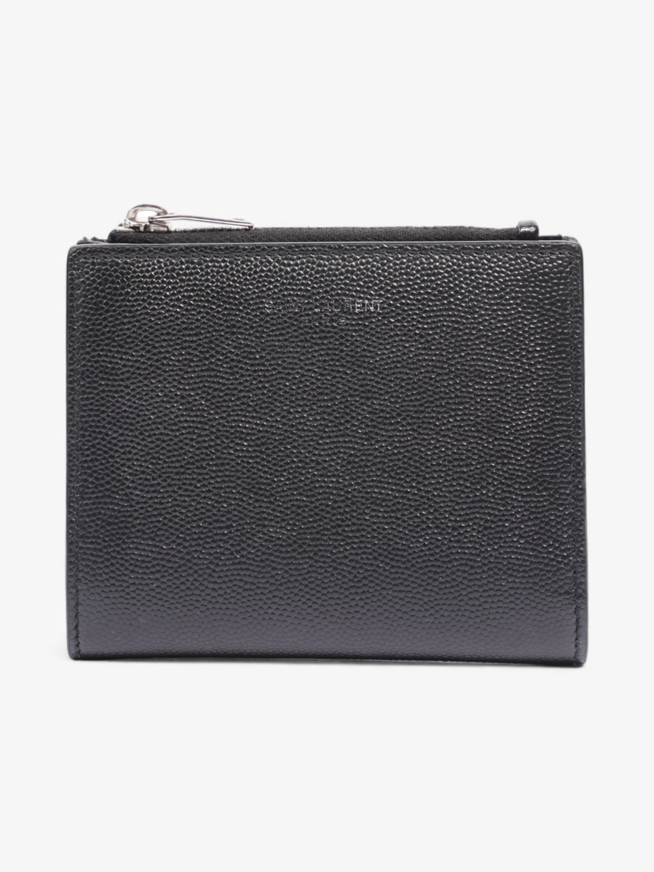 Saint Laurent Compact Wallet Black Leather