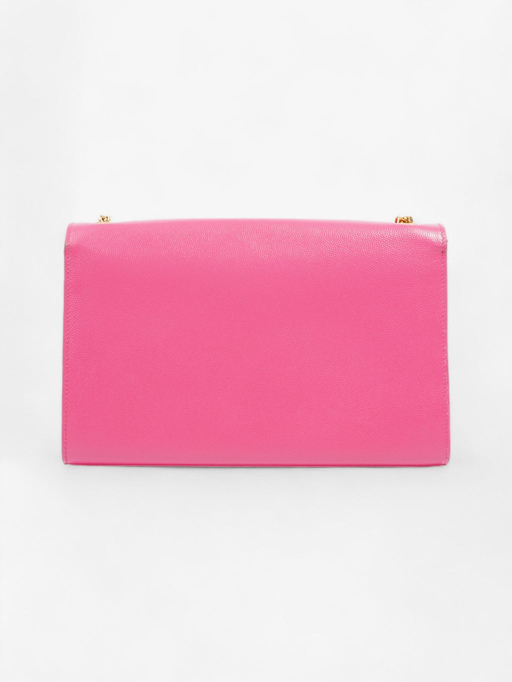 Saint Laurent Kate Neon Pink Grained Leather