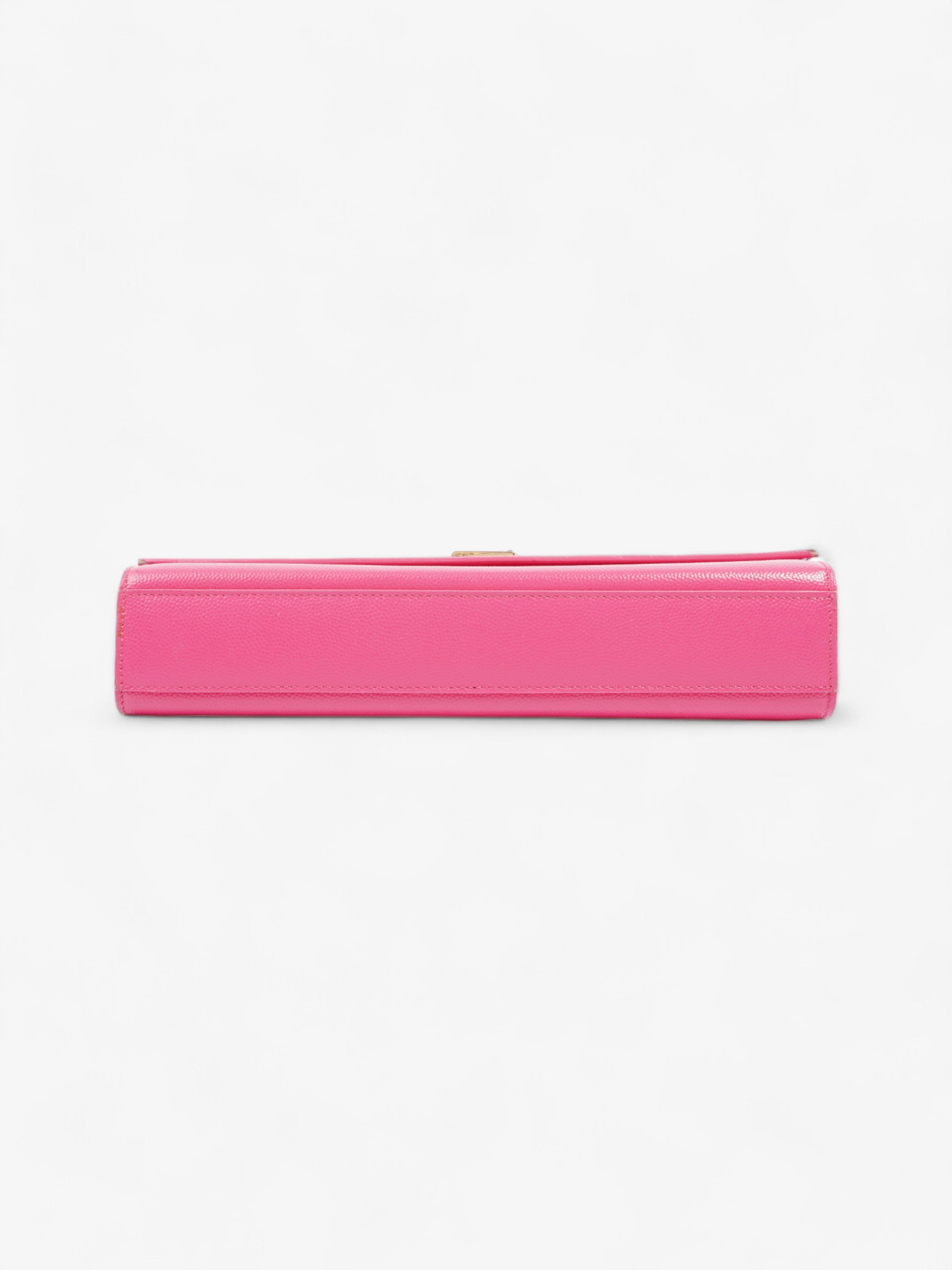 Saint Laurent Kate Neon Pink Grained Leather