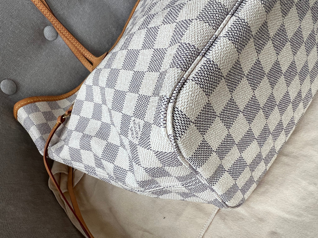 Louis Vuitton Neverfull MM  Damier Azur (RRP £1,410)