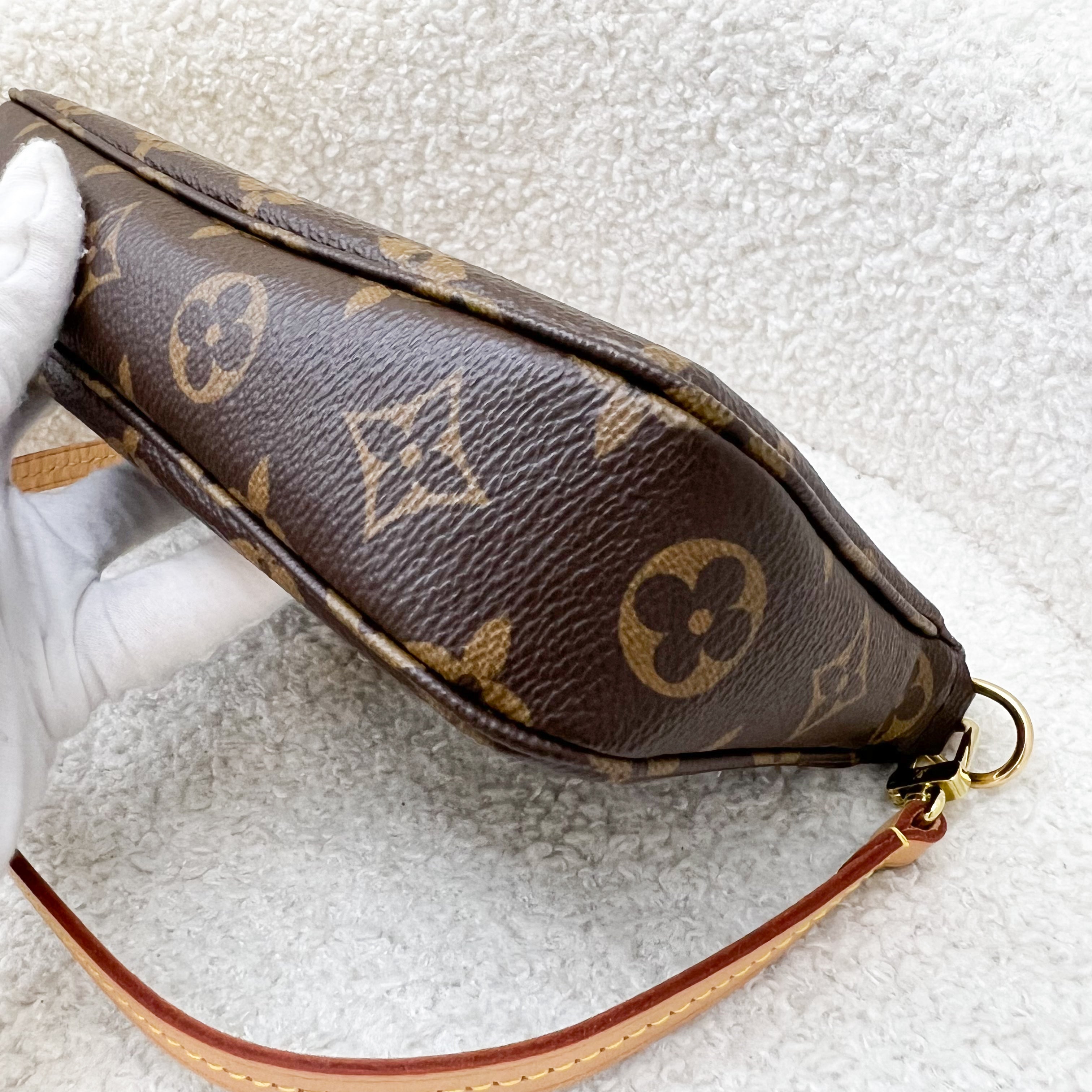 LV Pochette Accessoires in Monogram Canvas and GHW