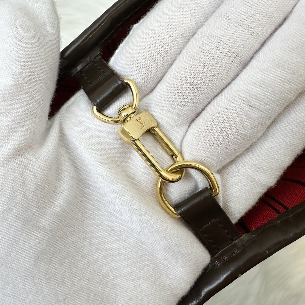 LV Neverfull MM in Damier Ebene Canvas (Older model without attached pouch)