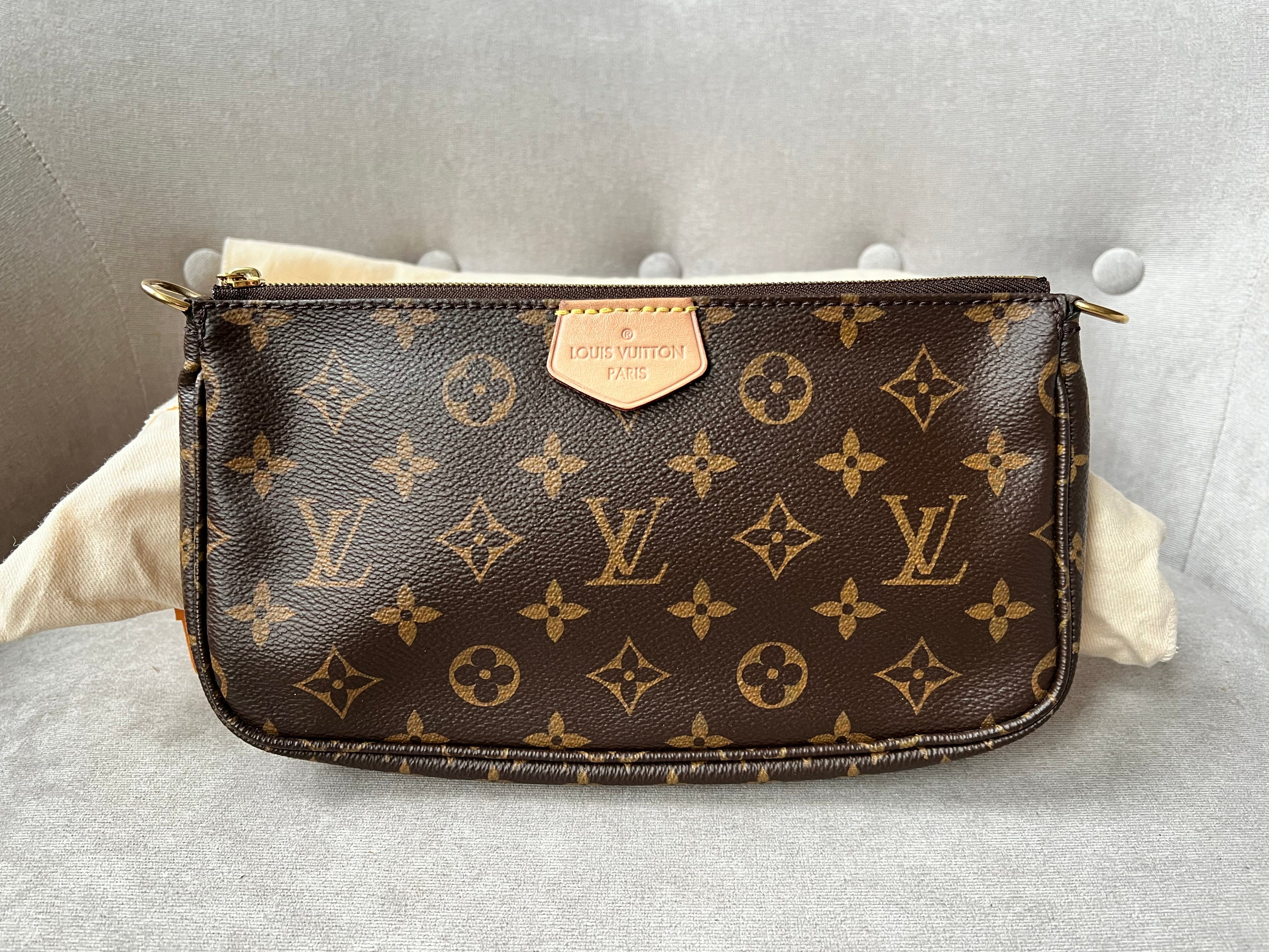 Louis Vuitton Multi Pochette Accessoires Khaki (RRP £1970)