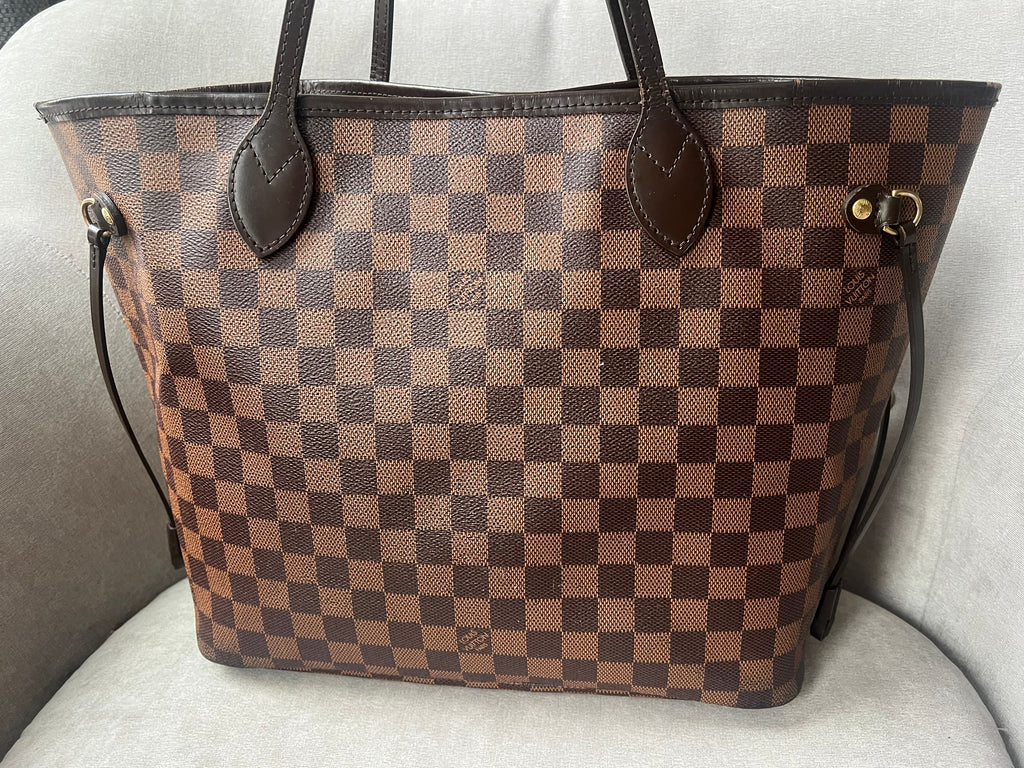 Louis Vuitton Neverfull MM Damier Ebene Cherry Interior (RRP £1,410)