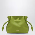 Loewe Mini Meadow Green Leather Flamenco Clutch Women