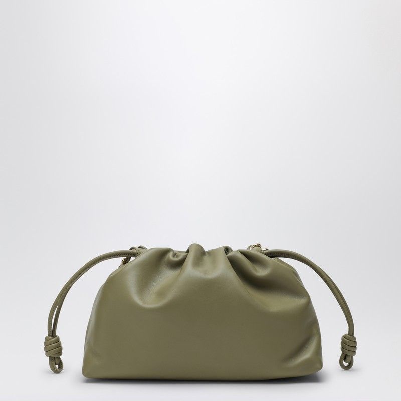 FLAMENCO PURSE EUCALYPTUS GREEN LEATHER BAG
