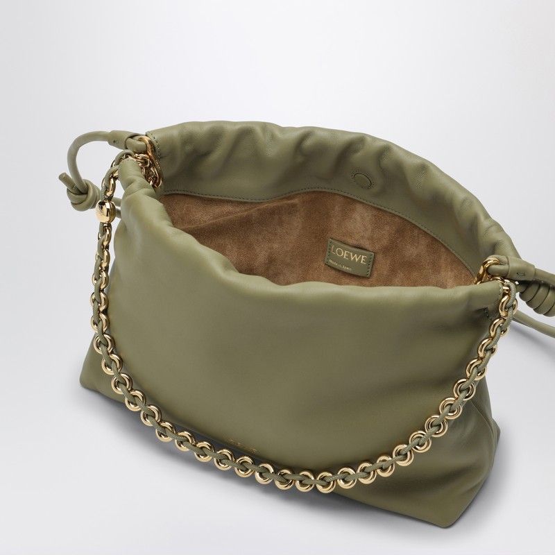 FLAMENCO PURSE EUCALYPTUS GREEN LEATHER BAG