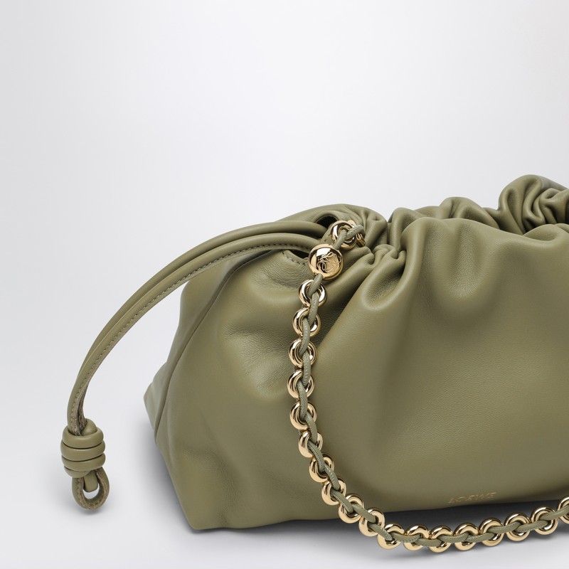 FLAMENCO PURSE EUCALYPTUS GREEN LEATHER BAG