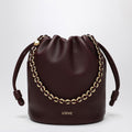 Loewe Flamenco Purse Bucket Bag Dark Burgundy Women