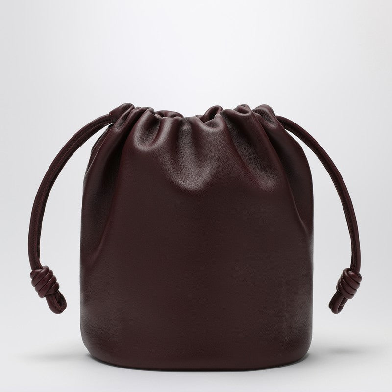 Loewe Flamenco Purse Bucket Bag Dark Burgundy Women