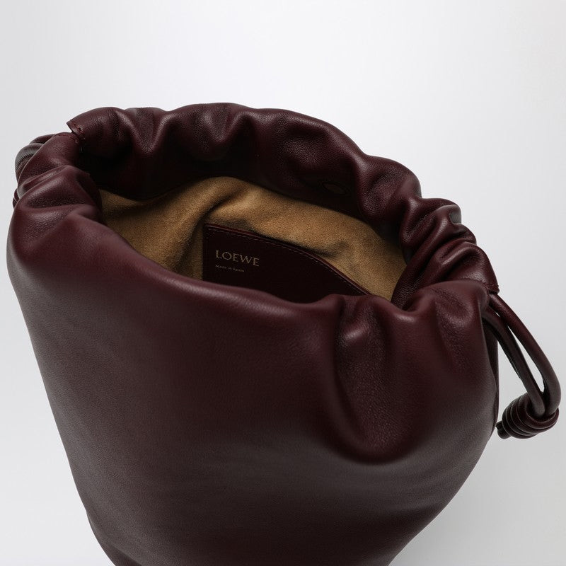 Loewe Flamenco Purse Bucket Bag Dark Burgundy Women