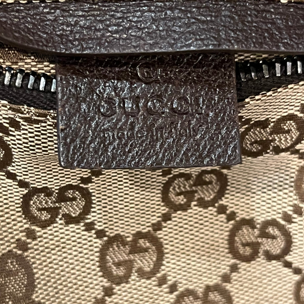 GUCCI GG Canvas Double Pocket Belt Bag
