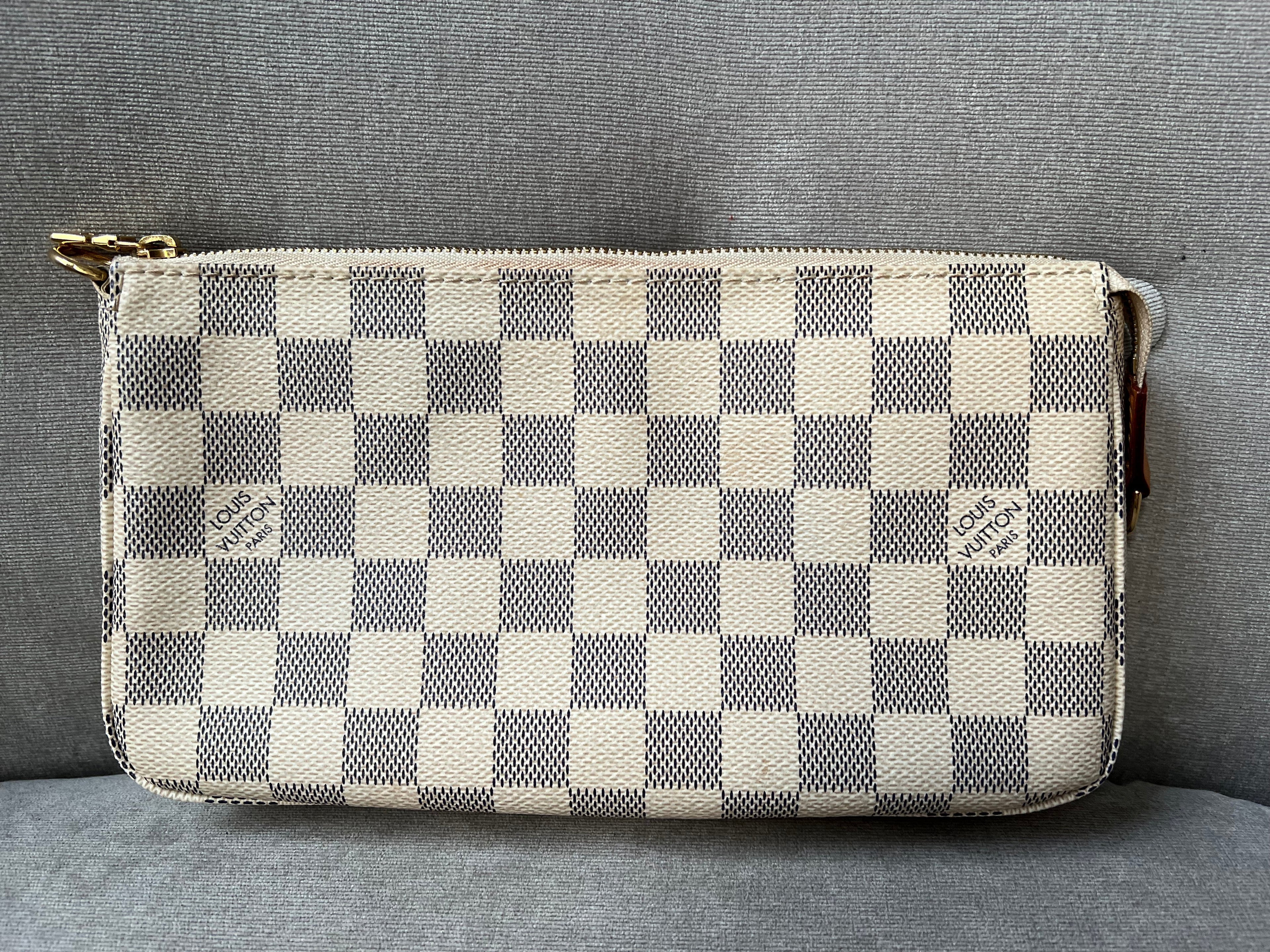 Louis Vuitton Pochette Accessoires Damier Azur (no strap)