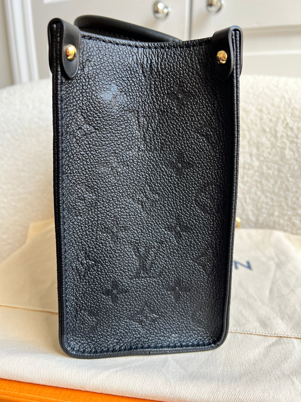 Louis Vuitton On the Go Black PM Empreinte (RRP £2,420)