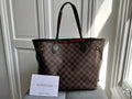 Louis Vuitton Neverfull MM Damier Ebene Cherry Interior (RRP £1,410)