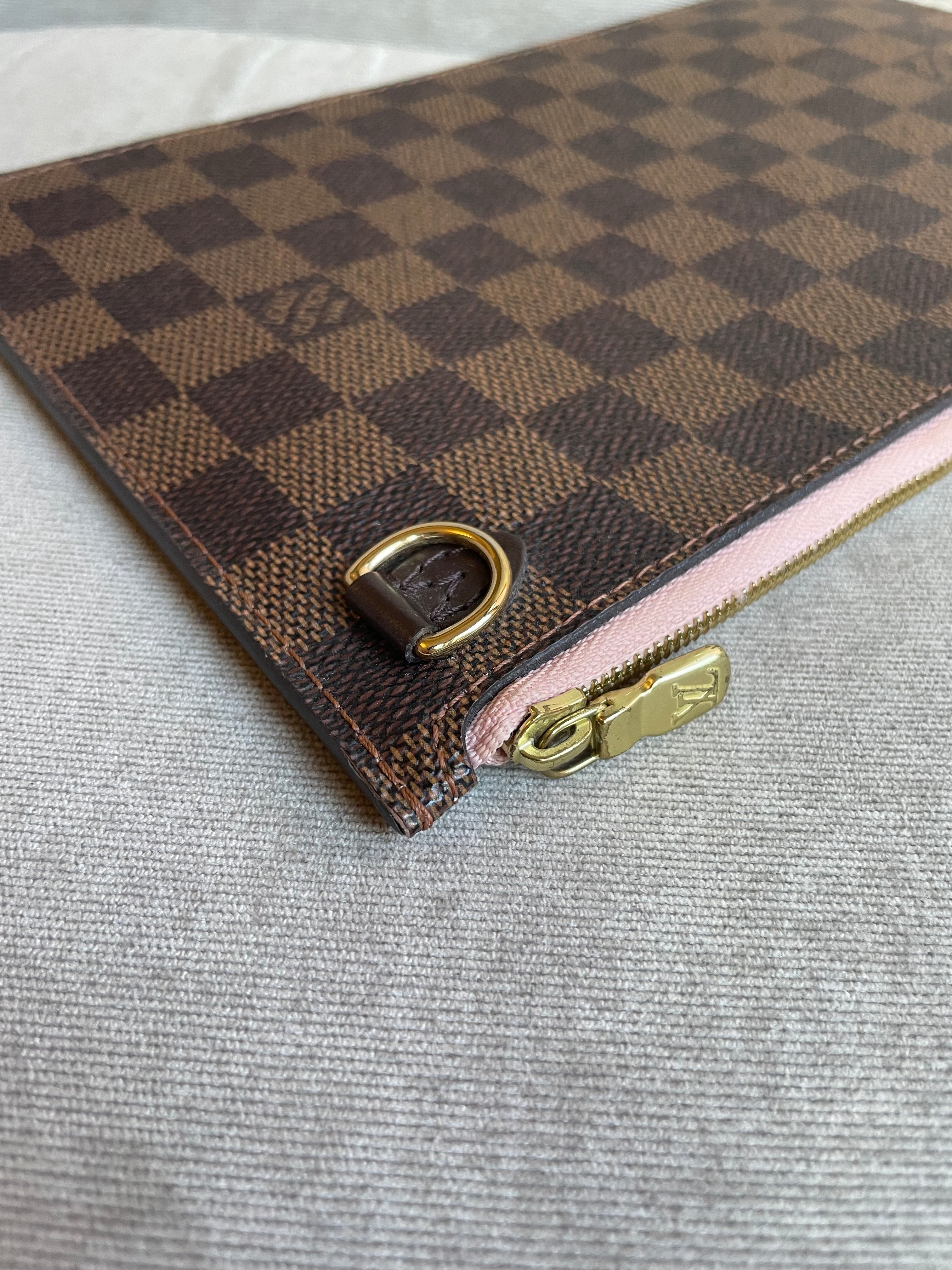 Louis Vuitton Pouch (from Neverfull MM) in Damier Ebene